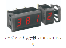 7セグメント表示器】の概要を解説：7つのLEDを制御する