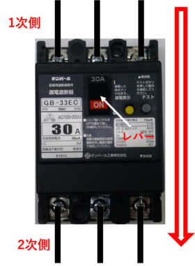 GB-53EC 漏電遮断器 50A 30mA 5個セット 漏電遮断器 テンパール工業 Eシリーズ 経済タイプ GB-53EC 50A