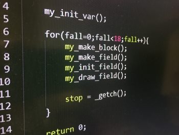 C言語プログラムソースコード