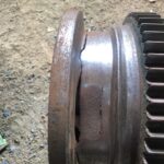 天井クレーンの走行車輪の割れ